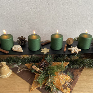 Adventný kovaný svietnik  (SV/35)