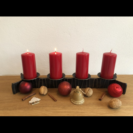 Adventný kovaný svietnik  (SV/29)