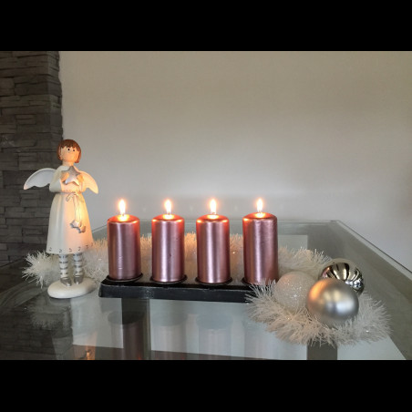 Adventný kovaný svietnik - vianočná dekorácia (SV/28)