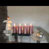 Adventný kovaný svietnik - vianočná dekorácia (SV/28)