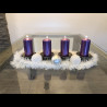 Adventný kovaný svietnik - vianočná dekorácia (SV/27)