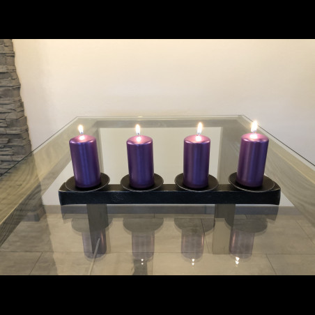 Adventný kovaný svietnik - vianočná dekorácia (SV/27)