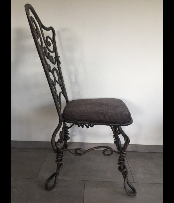 Chaise en fer forgé – RACINE - meubles de luxe