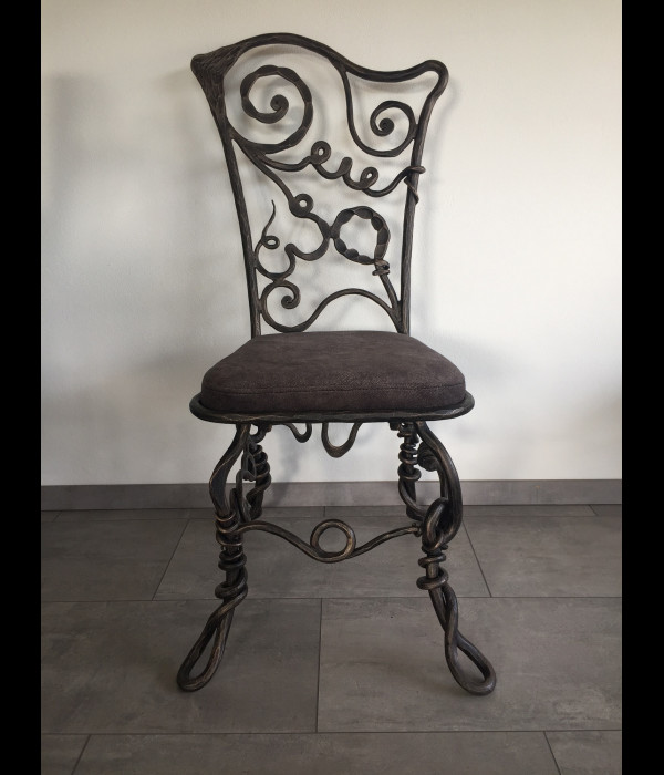 Chaise en fer forgé – RACINE - meubles de luxe
