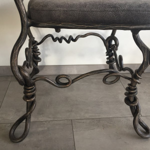 Chaise en fer forgé – RACINE - meubles de luxe