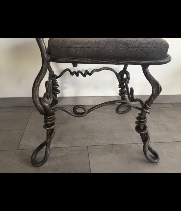 Chaise en fer forgé – RACINE - meubles de luxe