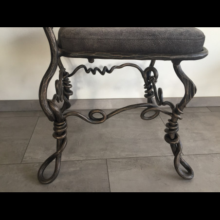 Chaise en fer forgé – RACINE - meubles de luxe