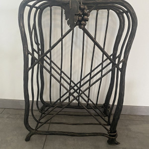 Vinothéque en fer forgé