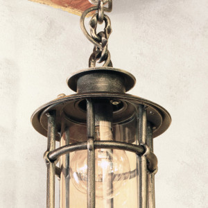 Suspension en fer forgé KLASIK T – luminaire d’extérieur (SE5002)