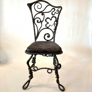Chaise en fer forgé – RACINE - meubles de luxe