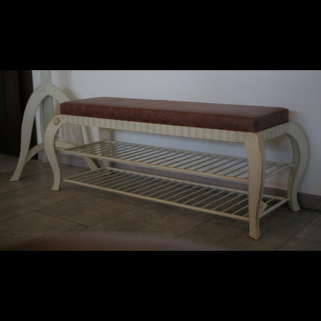 wrought iron shoe rack