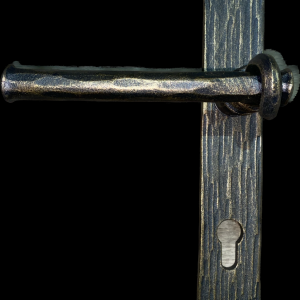 Wrought-iron handles and backplates (DPK-195)