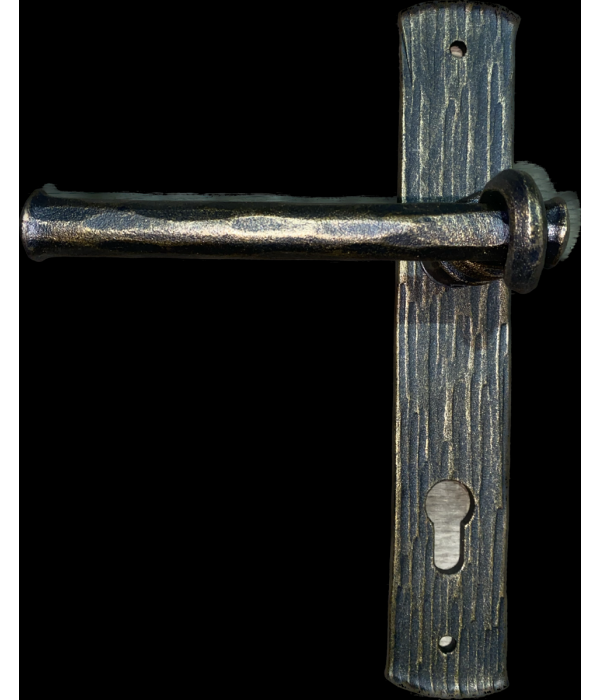 Wrought-iron handles and backplates (DPK-195)