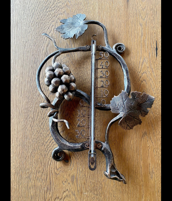 Thermomètre en fer forgé