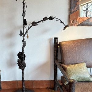 A design wrought iron lamp  - Sunflower