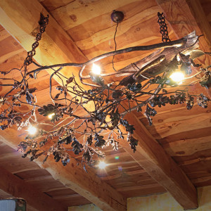 Luminaire en fer forgé – Lustre DUB  (SI0310)