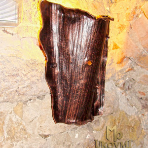 Kované svietidlo KÔRA - interiérová nástenná lampa (LB-38)