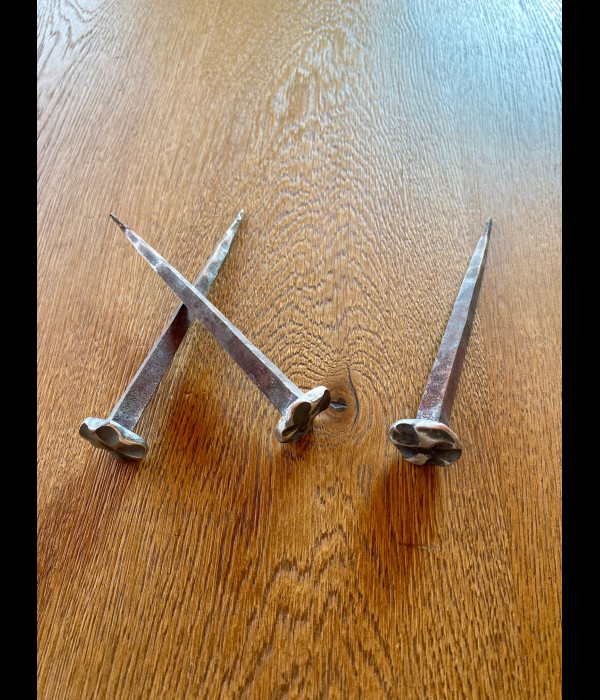 Large forged nails - historical design