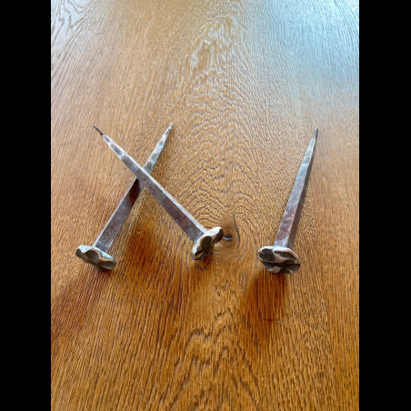 Large forged nails - historical design