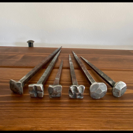 Large forged nails - historical design
