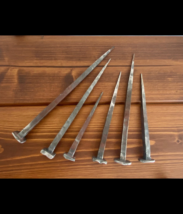 Large forged nails - historical design