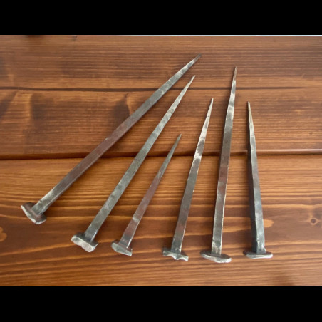 Large forged nails - historical design