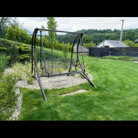 Balancelle de jardin en fer forgé - meuble de luxe