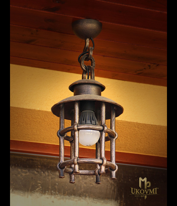 Suspension en fer forgé KLASIK T – luminaire d’extérieur (SE5002)