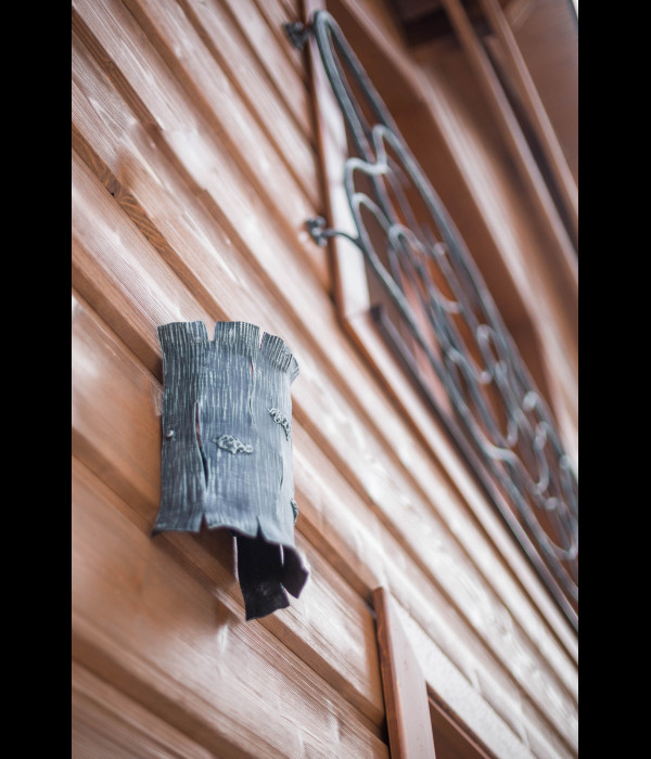 Kovaná bočná lampa - exteriérové svietidlo