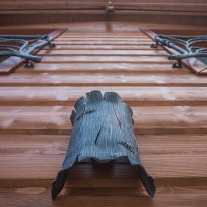 A wrought iron light Lampshade