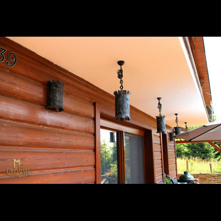 Kovaná bočná lampa - exteriérové svietidlo