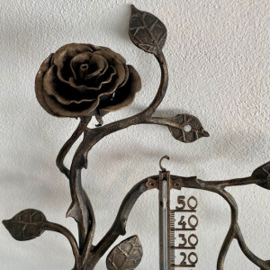 Thermomètre en fer forgé