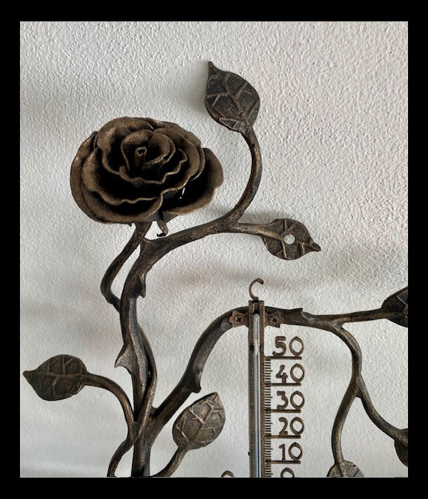 Thermomètre en fer forgé