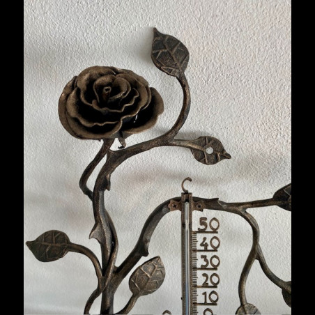 Thermomètre en fer forgé