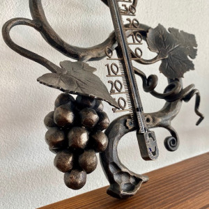 Thermomètre en fer forgé