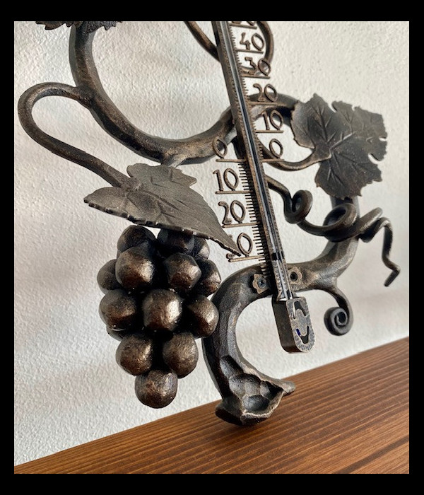 Thermomètre en fer forgé