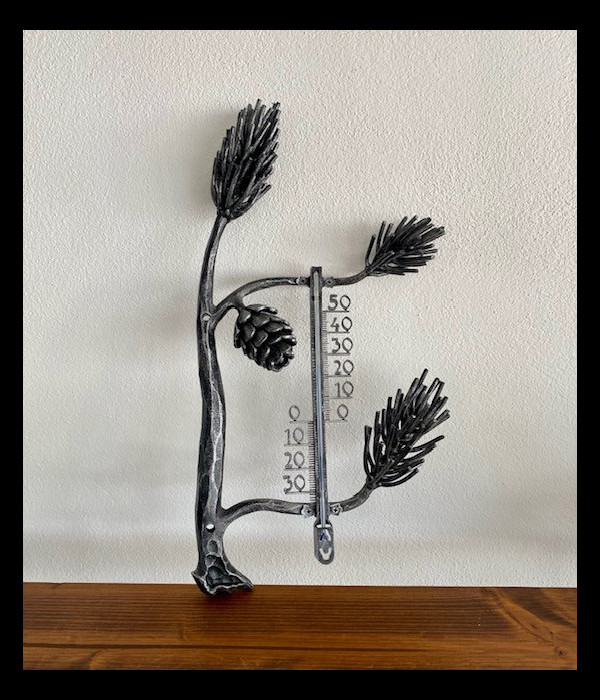 Thermomètre en fer forgé