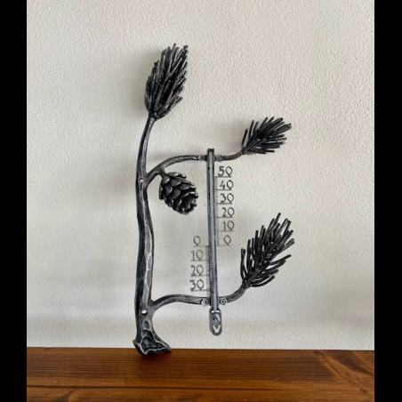 Thermomètre en fer forgé