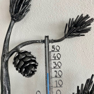 Thermomètre en fer forgé