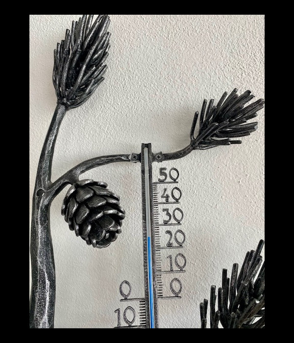 Thermomètre en fer forgé