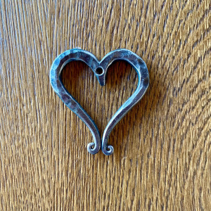 A wrought iron accessory