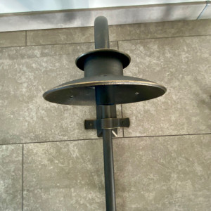 A wrought iron wall light - Historical