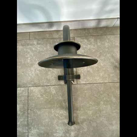 A wrought iron wall light - Historical