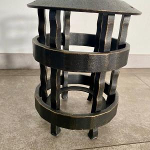 A wrought iron wall light - Historical