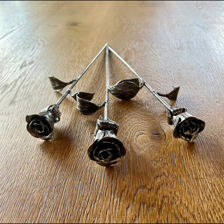 A wrought iron little rose