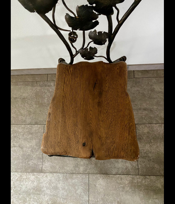 A wrought  iron chair Grapes - luxury furniture (NBK-24)