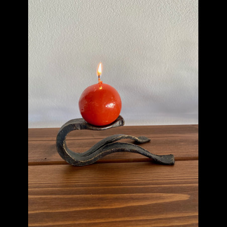 Forged candle holder