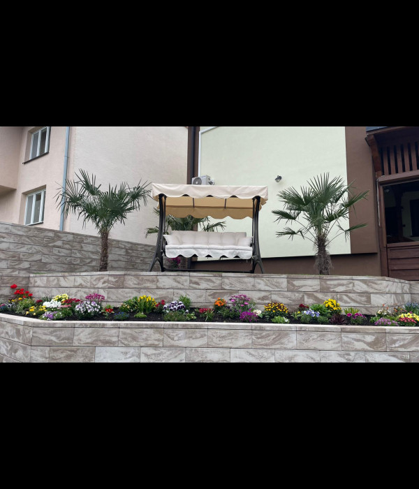 Banquette de jardin en fer forgé
