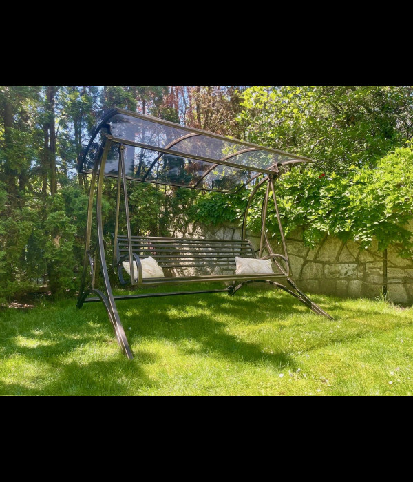 A rocking bench - garden furniture