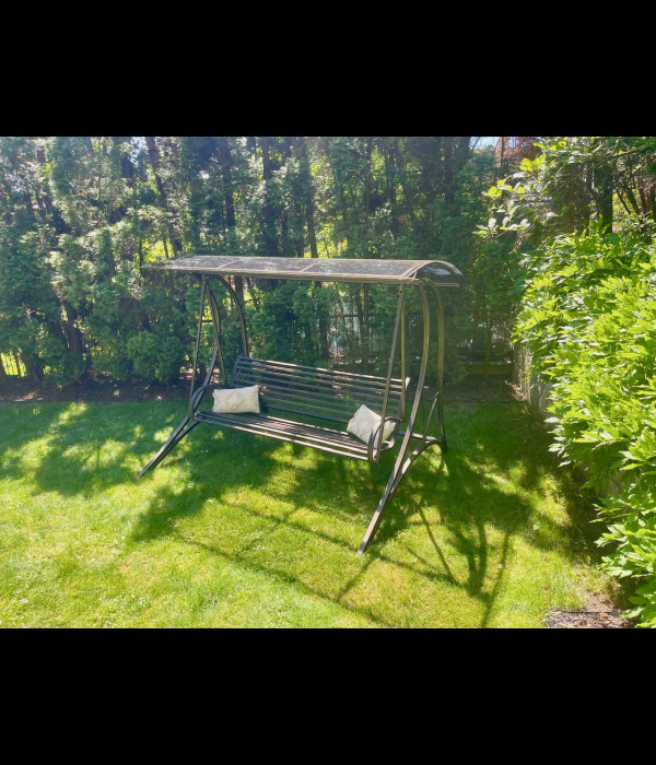 A rocking bench - garden furniture